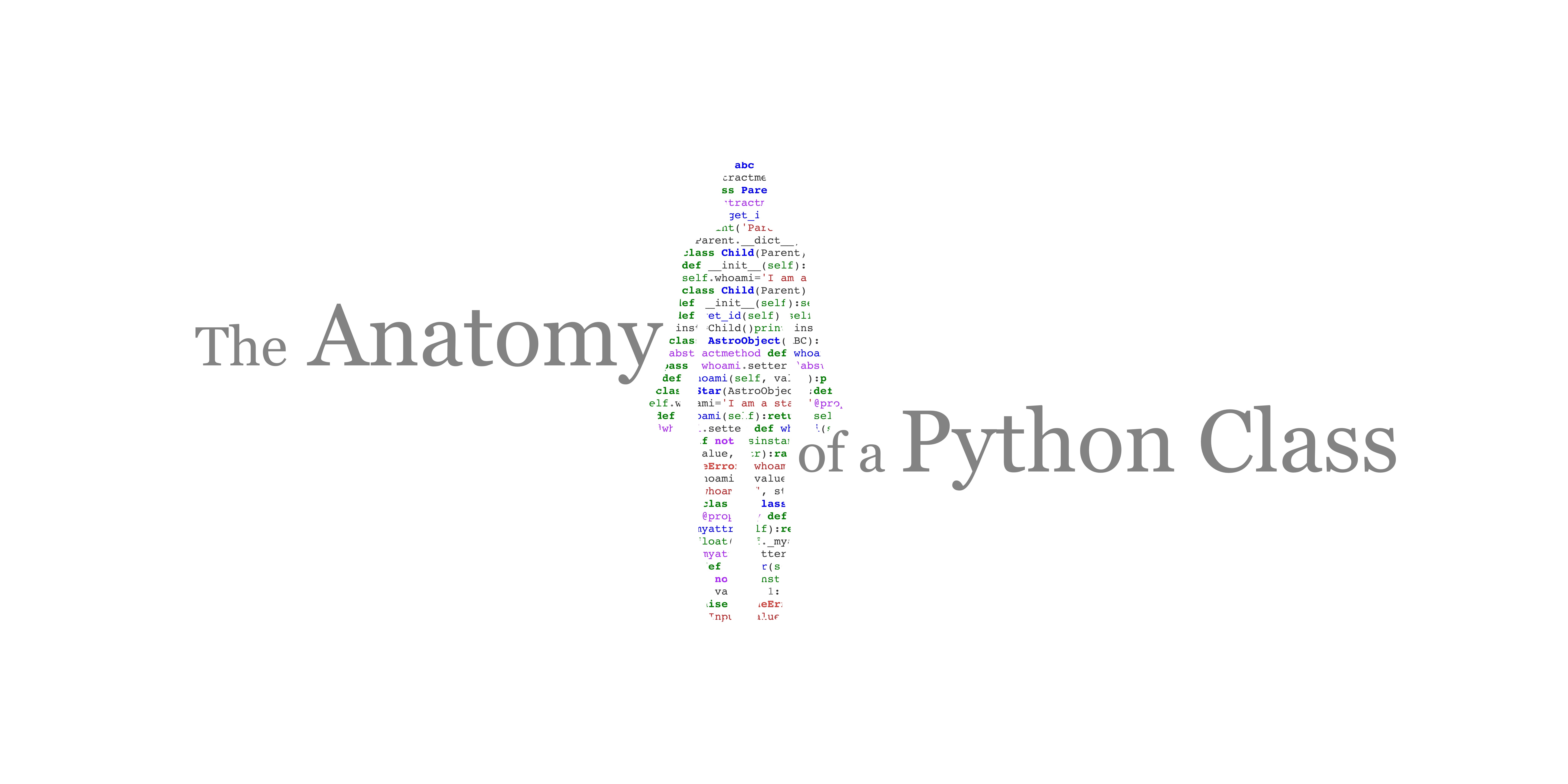 The Anatomy of a Python Class